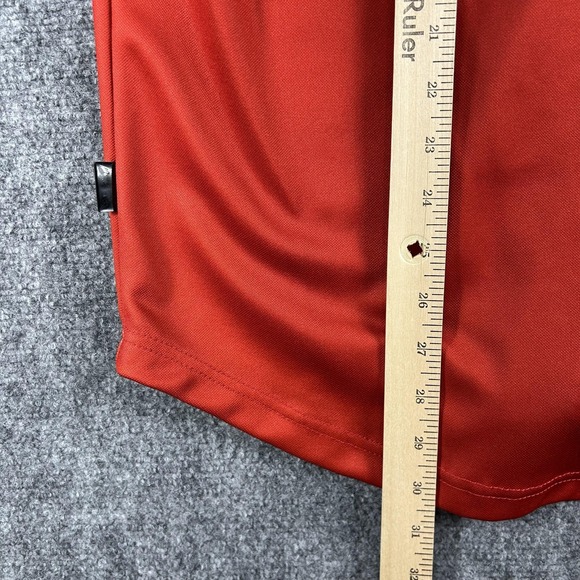 Greater Half Shirt Mens XL Red USA Trump 45 Statue Liberty Button Up Patriotic - Picture 7 of 7